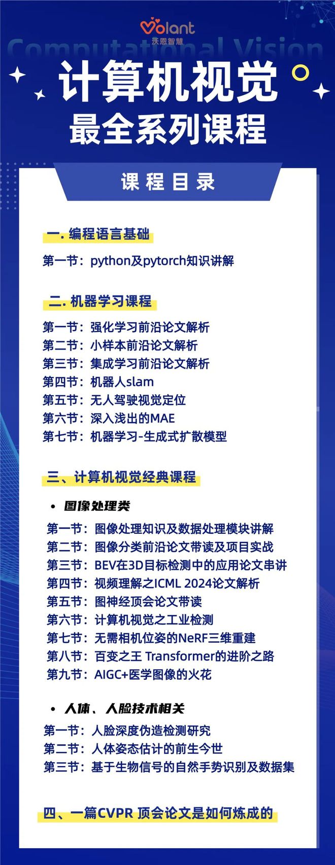 九游体育2024年计算机视觉最全热门教程免费发布(图1)