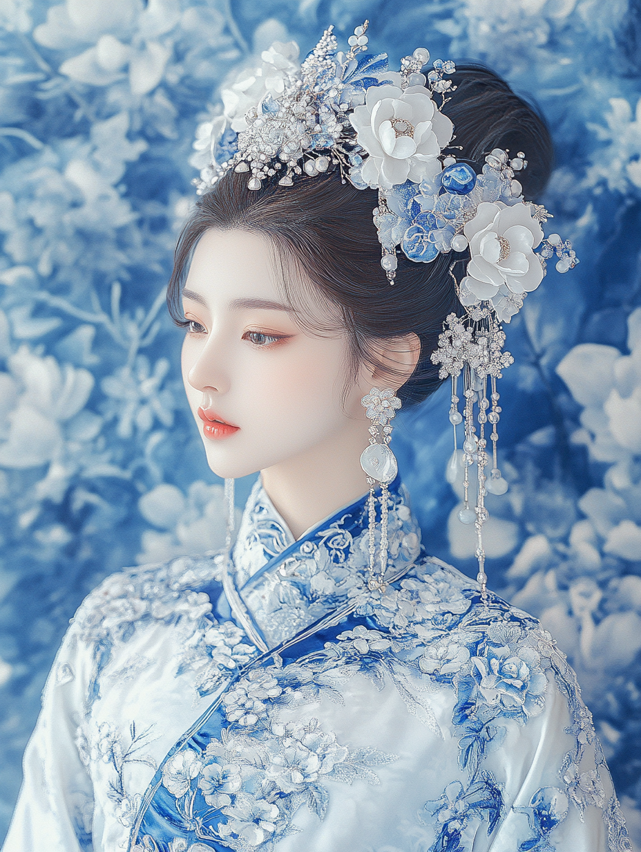 九游体育AI生图-回眸瓷韵(图3)