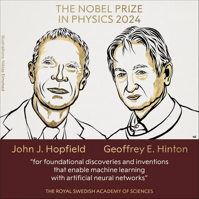 AI精选（199）-人工智能领域内的最新进展：诺贝九游体育尔奖物理学奖授予AI教父(图1)